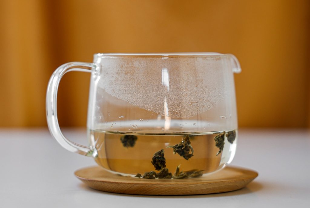 Mint infused CBD tea